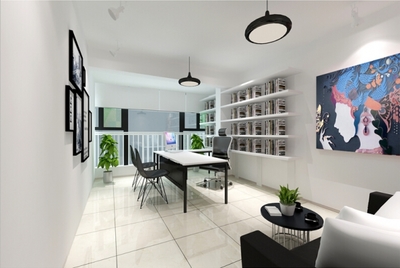 上海奈加服饰贸易公司办公室装修工程 打造时尚与功能并重的专业空间